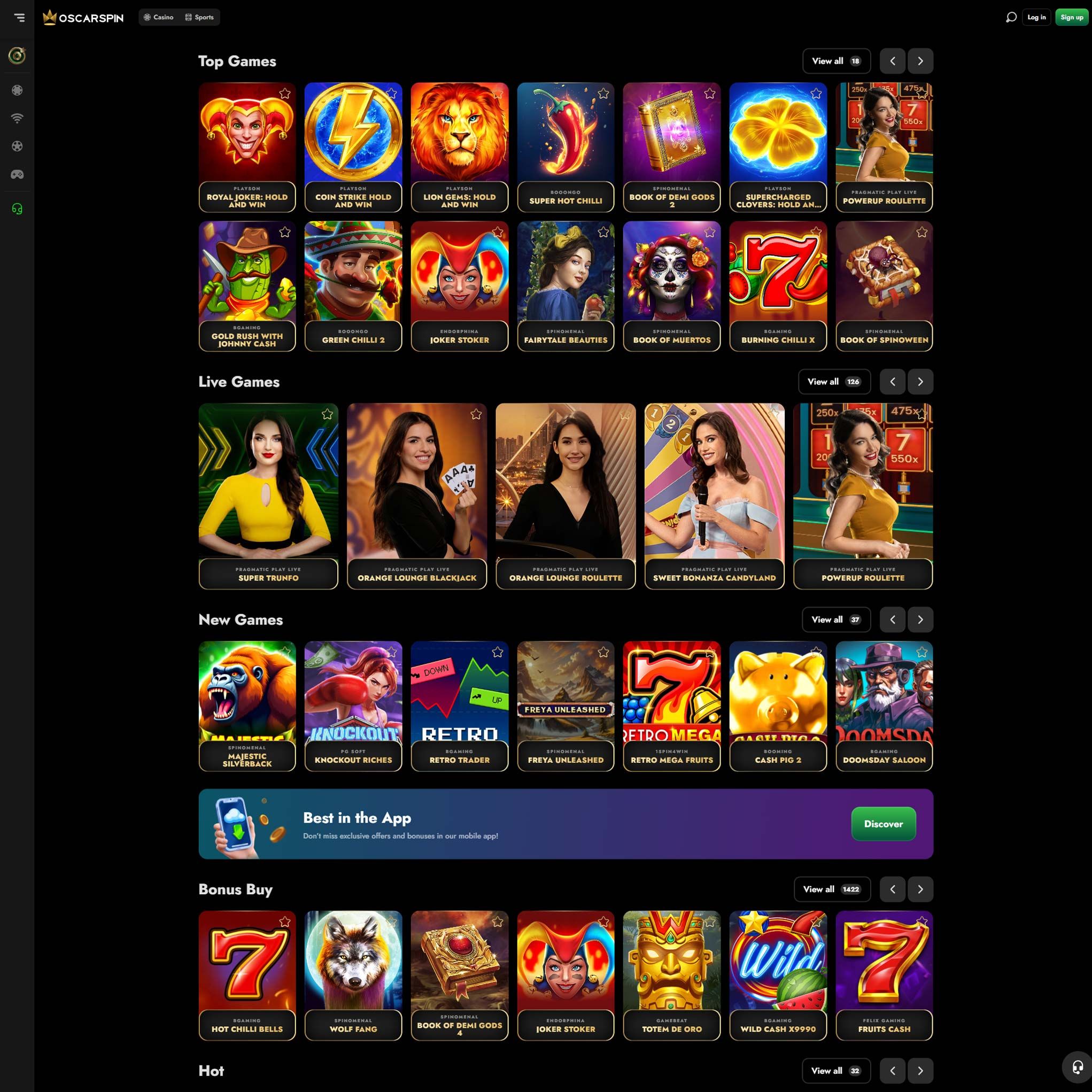 OscarSpin Casino review by Mr. Gamble