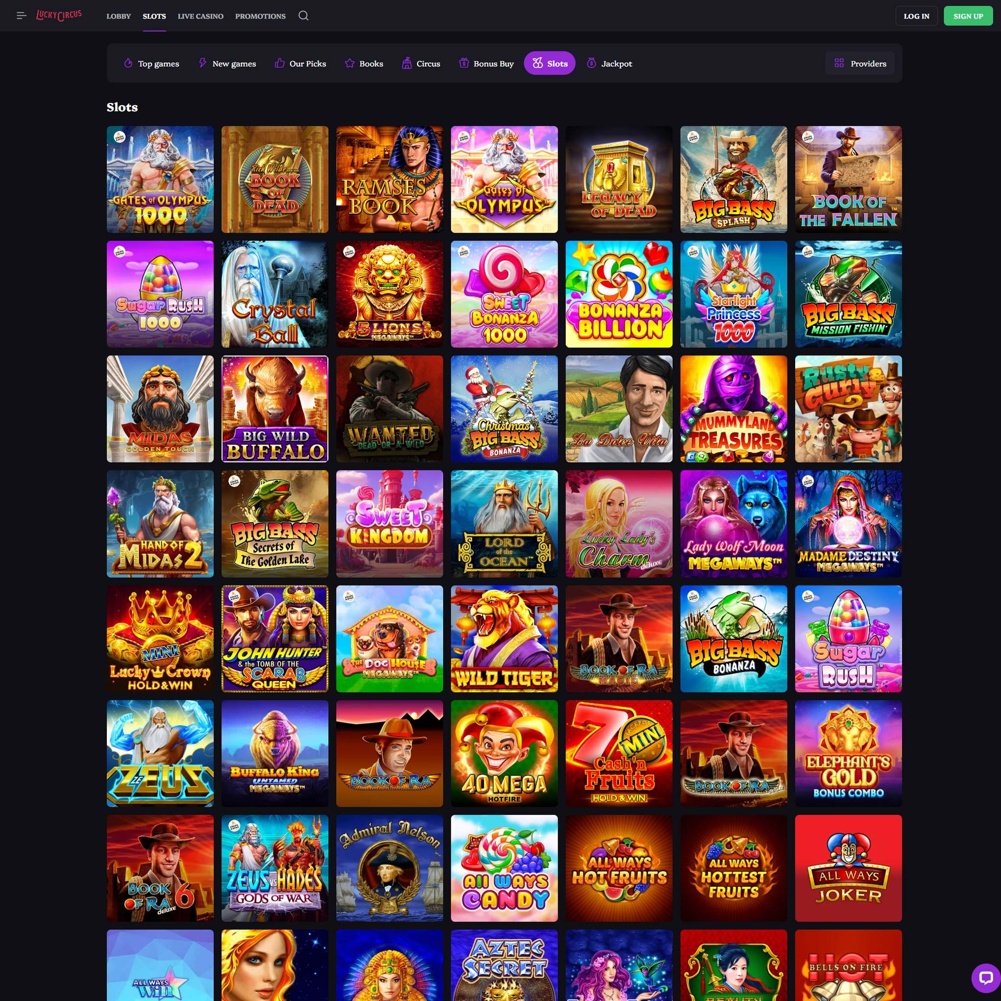 Lucky Circus Casino CA review by Mr. Gamble