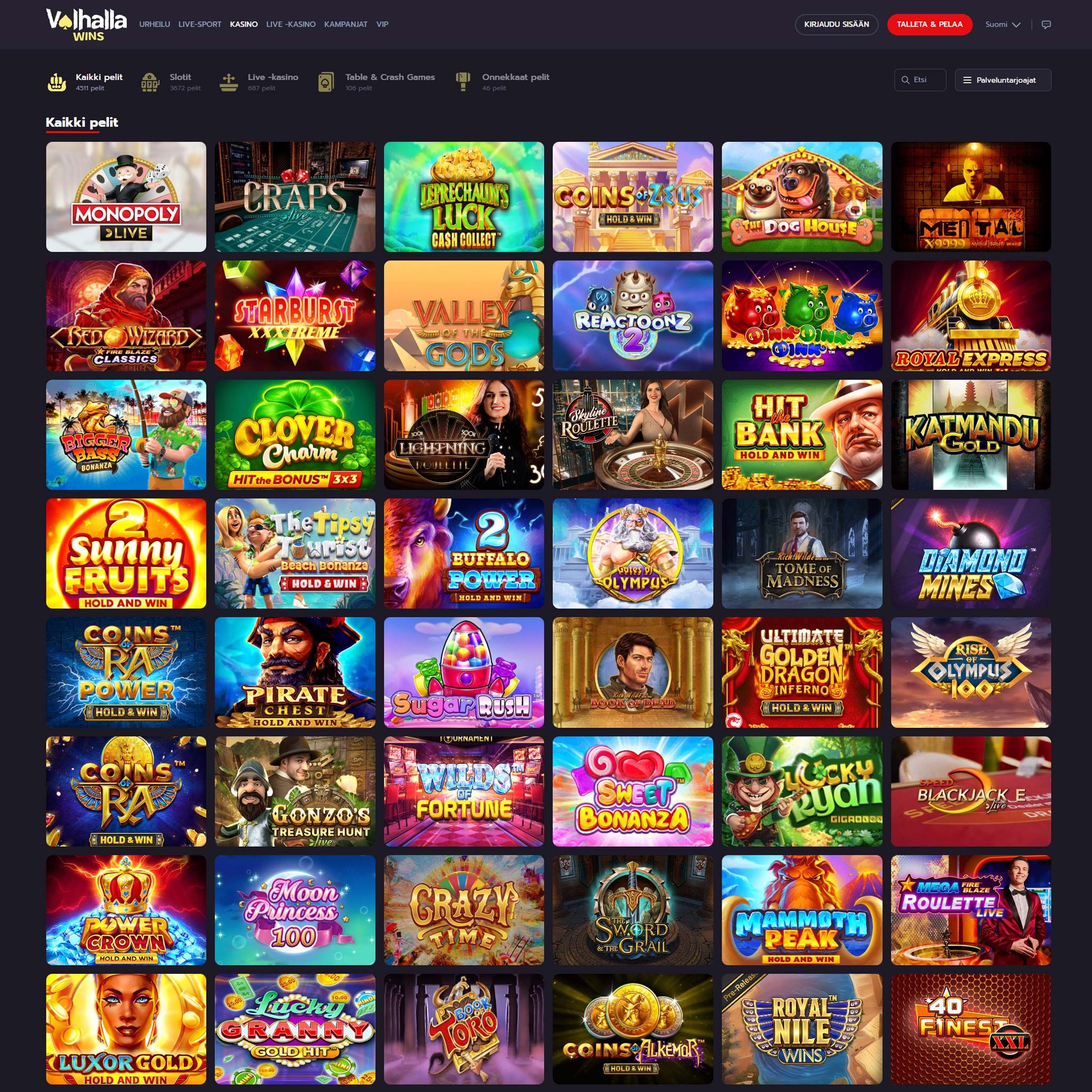 Suomalaiset nettikasinot tarjoavat monia hyötyjä pelaajille. Valhallawins Casino on suosittelemamme nettikasino, jolle voit lunastaa bonuksia ja muita etuja.