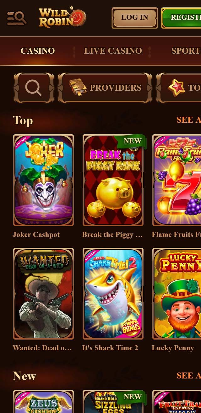 Wildrobin Casino review lists all the bonuses available for you today