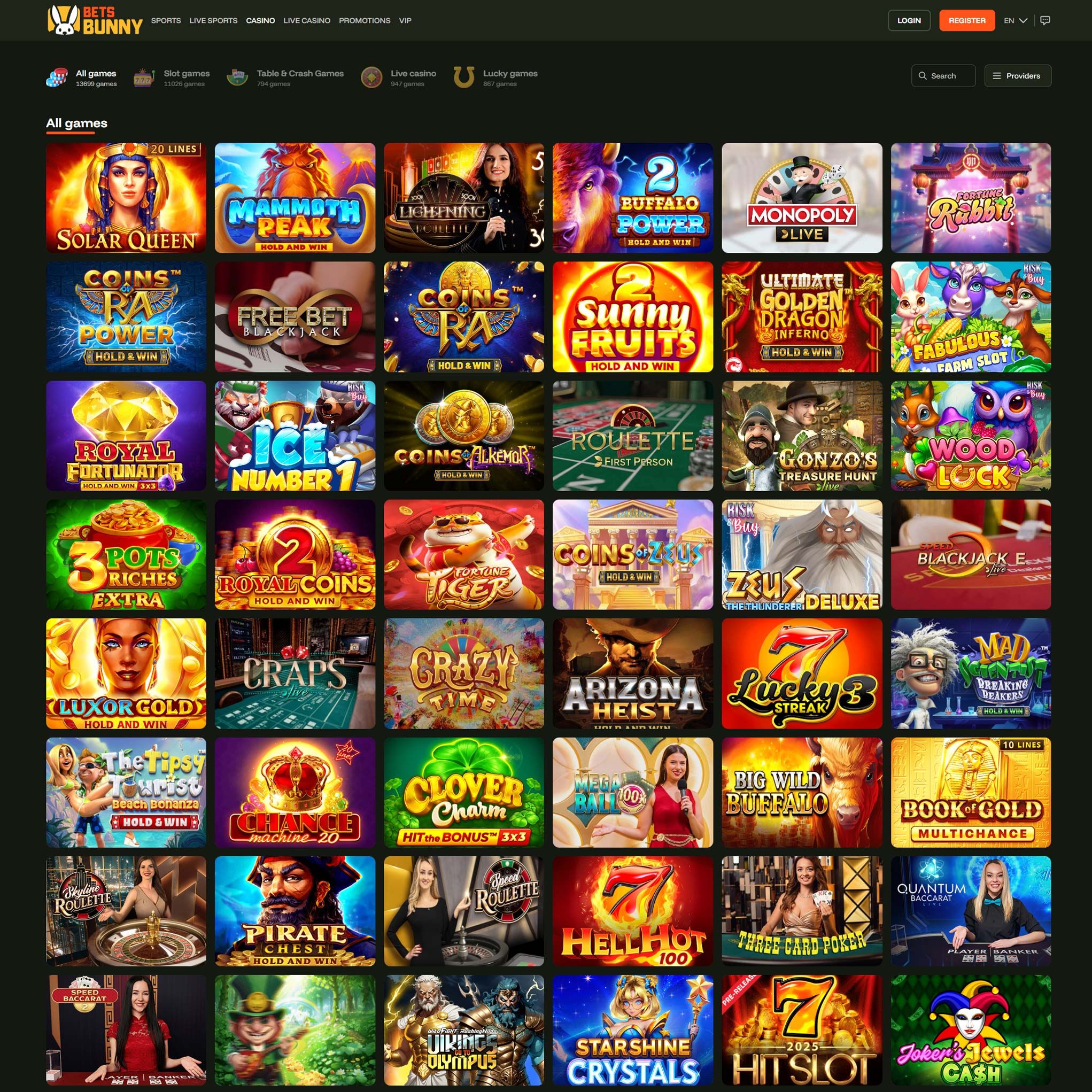 Betsbunny Casino review by Mr. Gamble