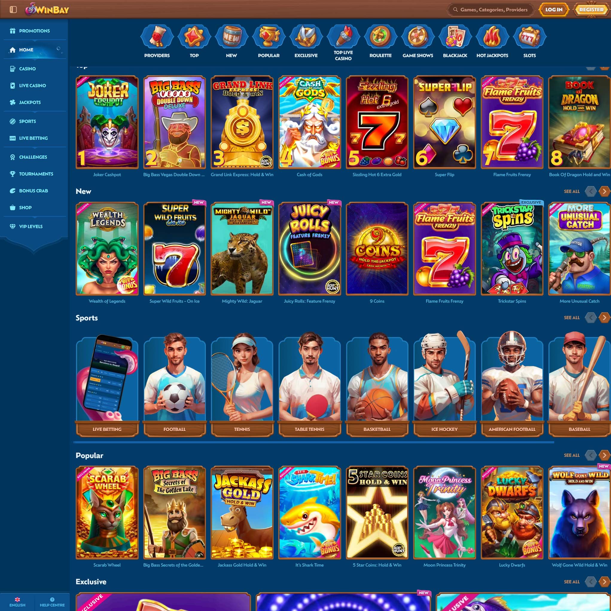 Suomalaiset nettikasinot tarjoavat monia hyötyjä pelaajille. Winbay Casino on suosittelemamme nettikasino, jolle voit lunastaa bonuksia ja muita etuja.