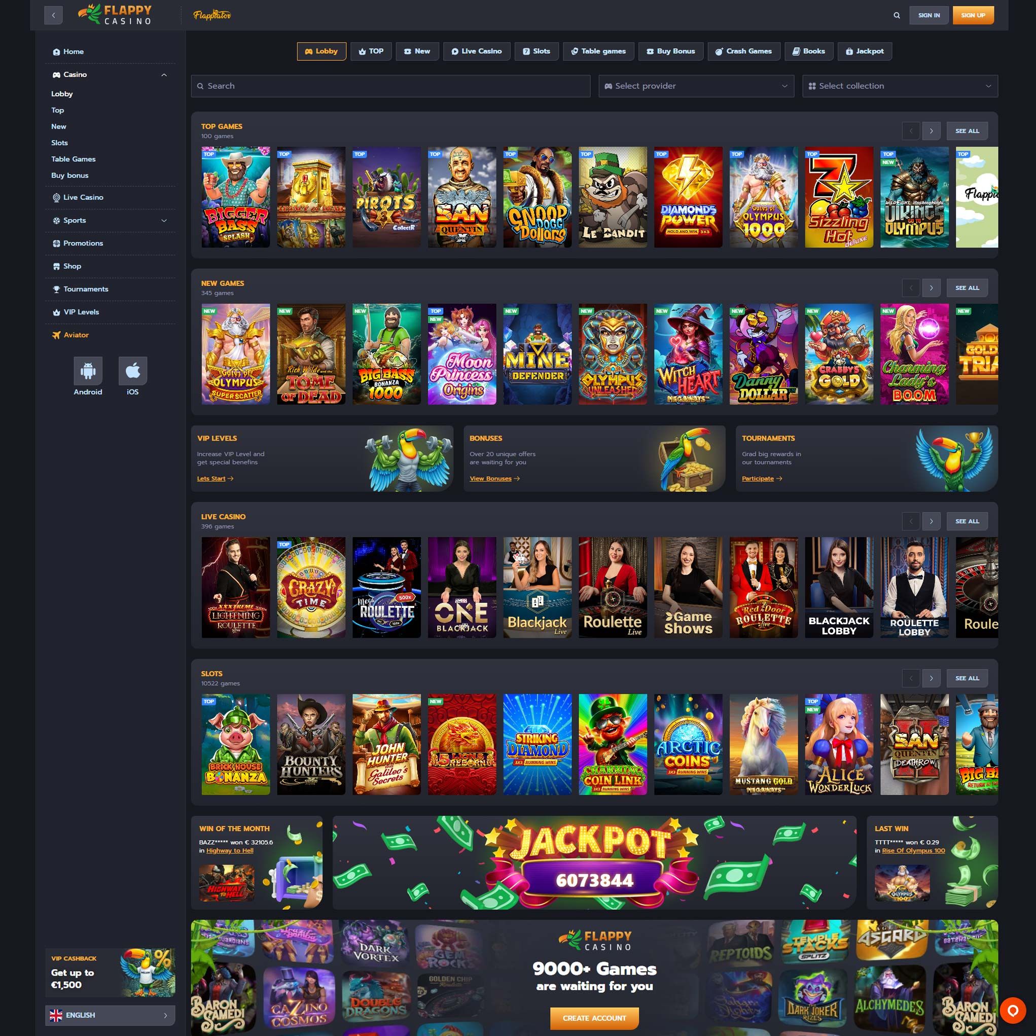 Flappy Casino review by Mr. Gamble