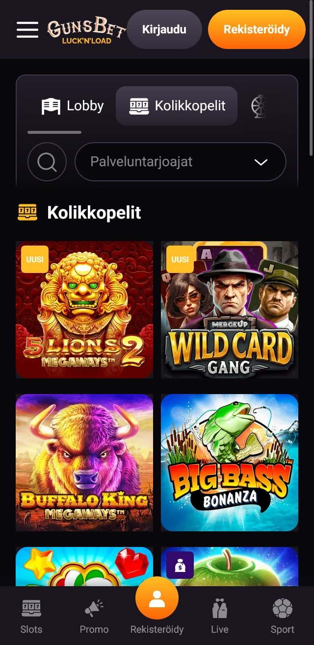 GunsBet arvostelu listaa kaikki bonukset saatavilla sinulle tänään