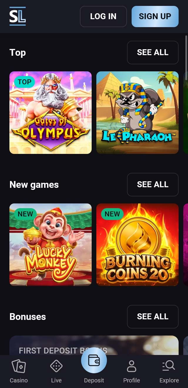 Slotlounge review lists all the bonuses available for you today
