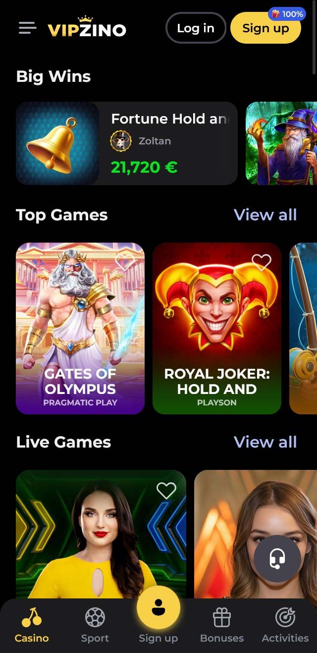 Vipzino Casino review lists all the bonuses available for you today