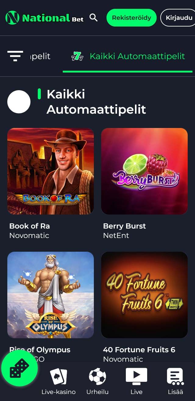 Nationalbet Casino arvostelu listaa kaikki bonukset saatavilla sinulle tänään