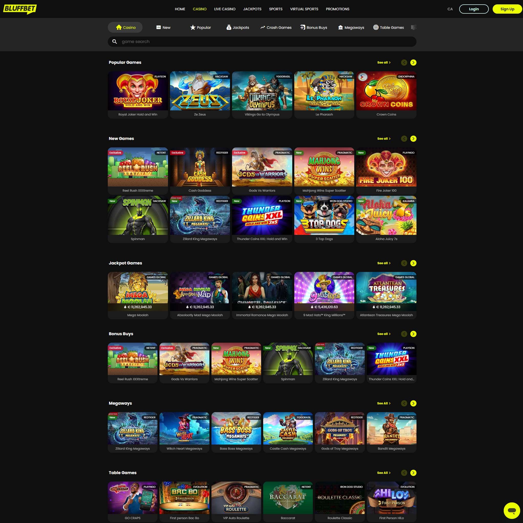 BluffBet Casino CA review by Mr. Gamble