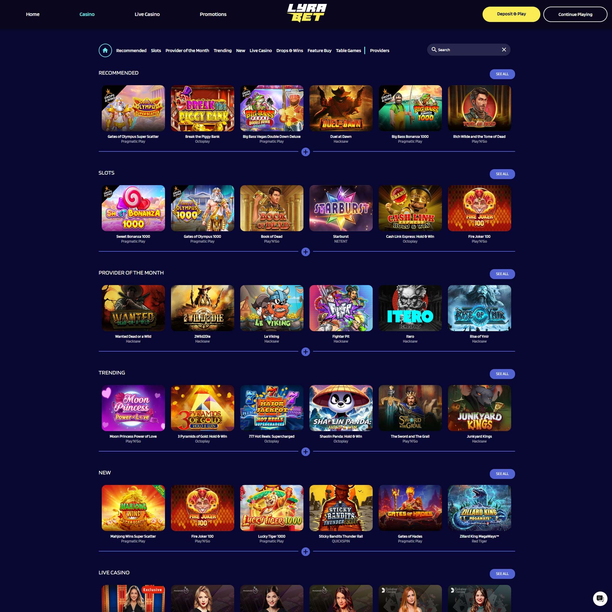 Lyrabet Casino review by Mr. Gamble