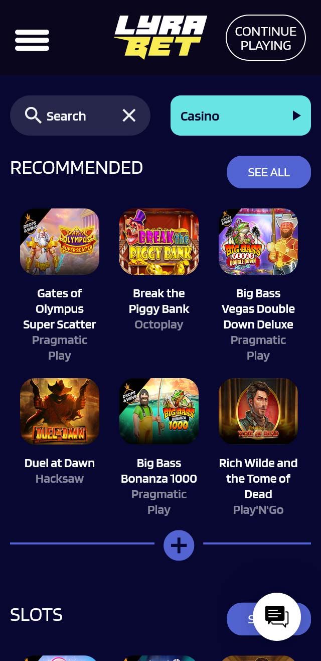 Lyrabet Casino review lists all the bonuses available for you today