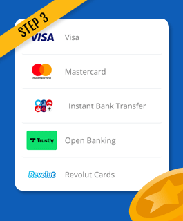 Choose Trustly payment method