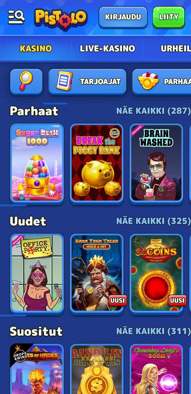 Pistolo Casino arvostelu listaa kaikki bonukset saatavilla sinulle tänään
