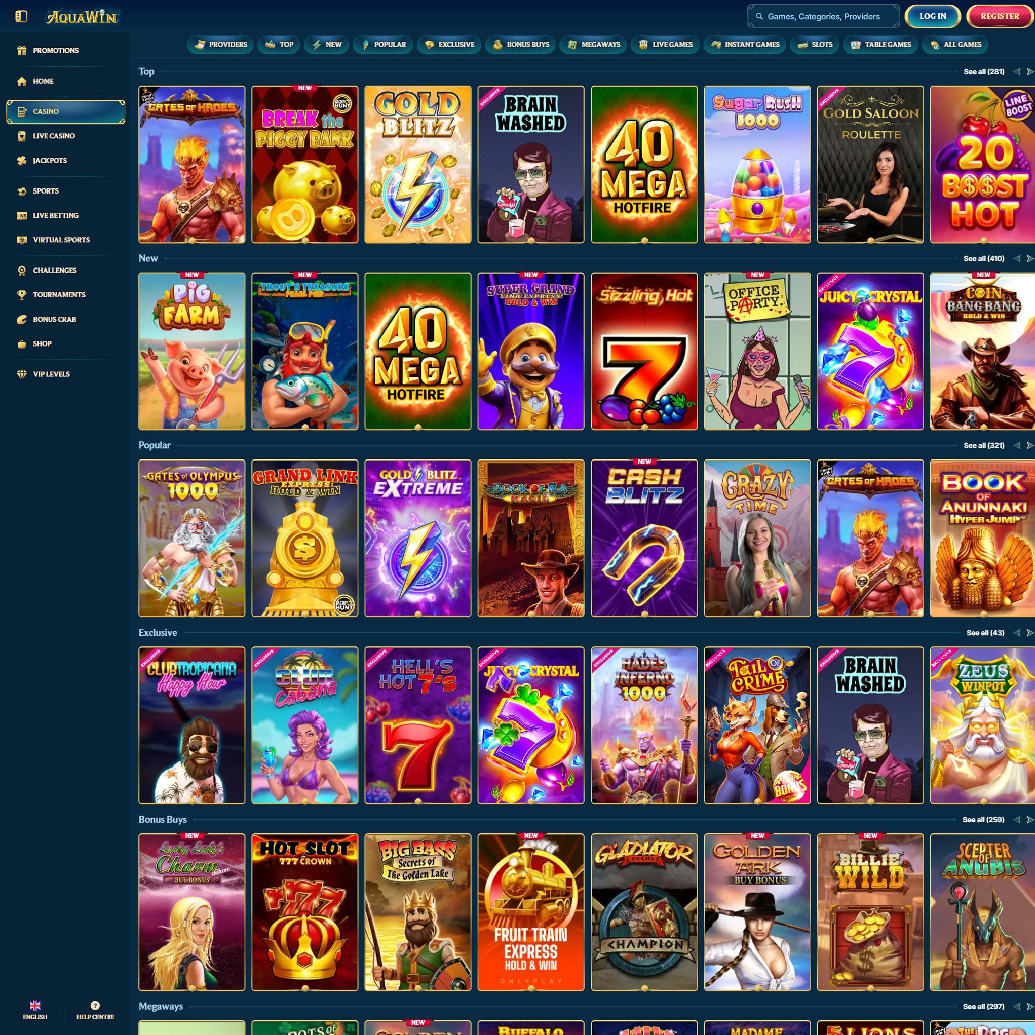 Aquawin Casino review by Mr. Gamble