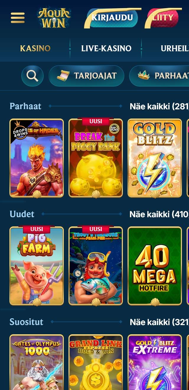 Aquawin Casino arvostelu listaa kaikki bonukset saatavilla sinulle tänään