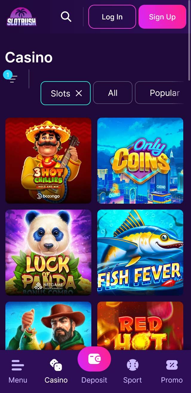 Slotrush Casino review lists all the bonuses available for you today