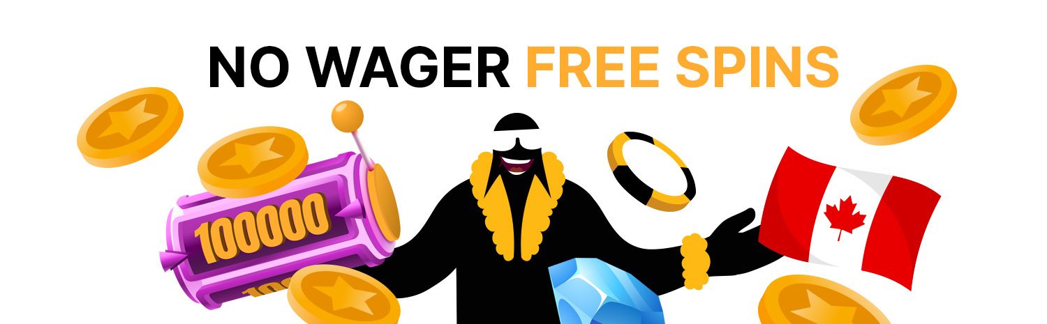 Best no wager free spins casino Canada