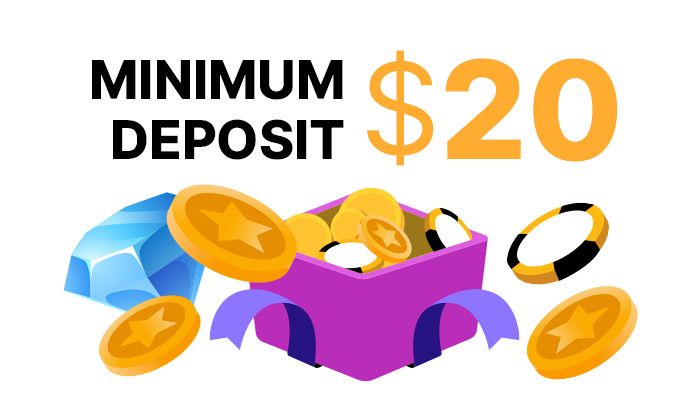 Best $20 minimum deposit casinos online