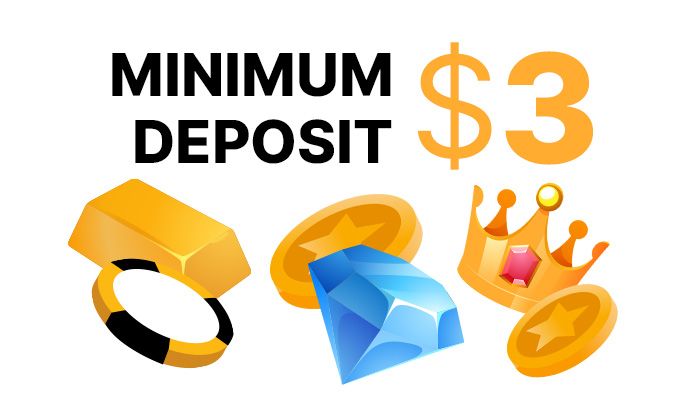 Best 3 dollar minimum deposit casinos online