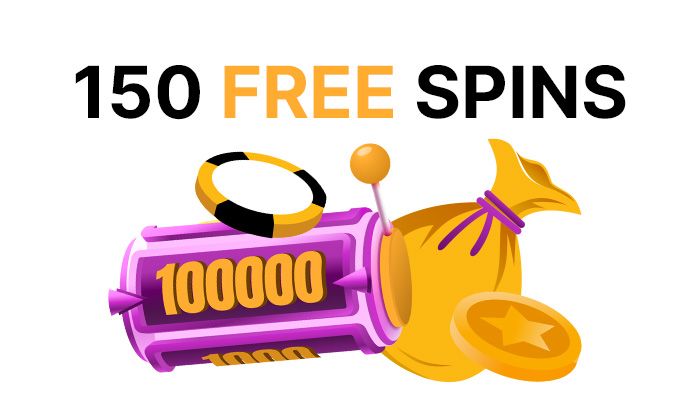 Up to 150 free spins casino bonus
