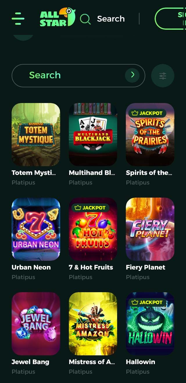 Allstar Casino review lists all the bonuses available for you today