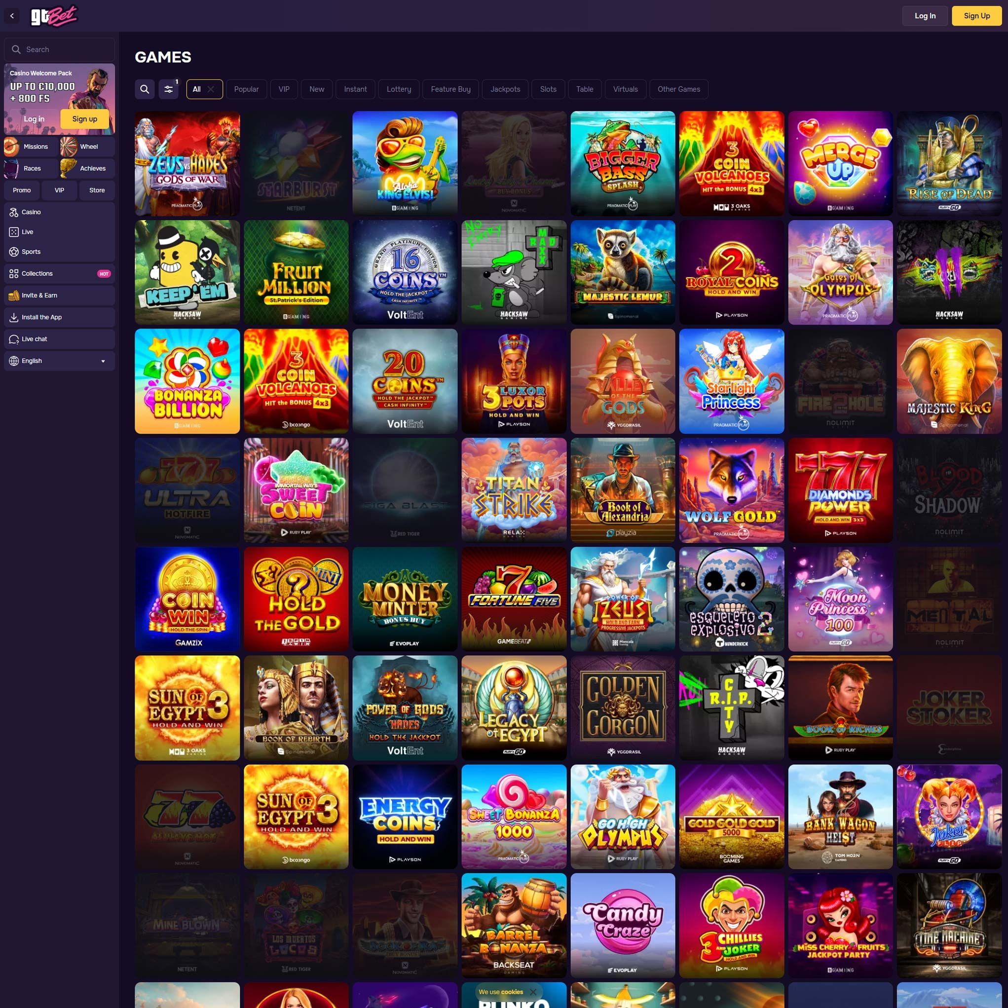 Gt.bet Casino review by Mr. Gamble