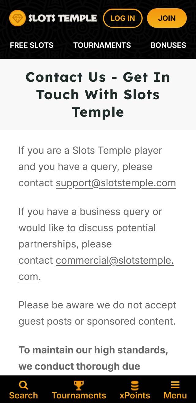 Slots Temple Casino - checked and verified for your benefit