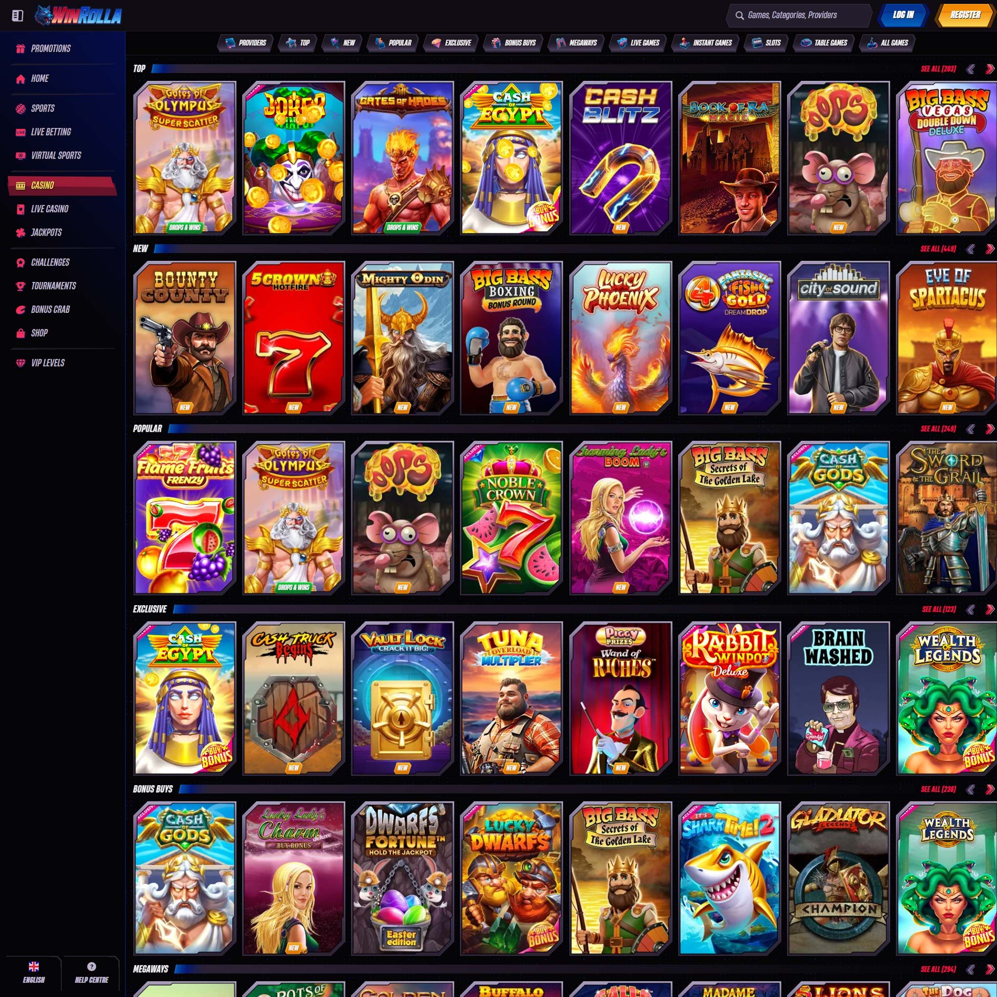 Winrolla Casino review by Mr. Gamble