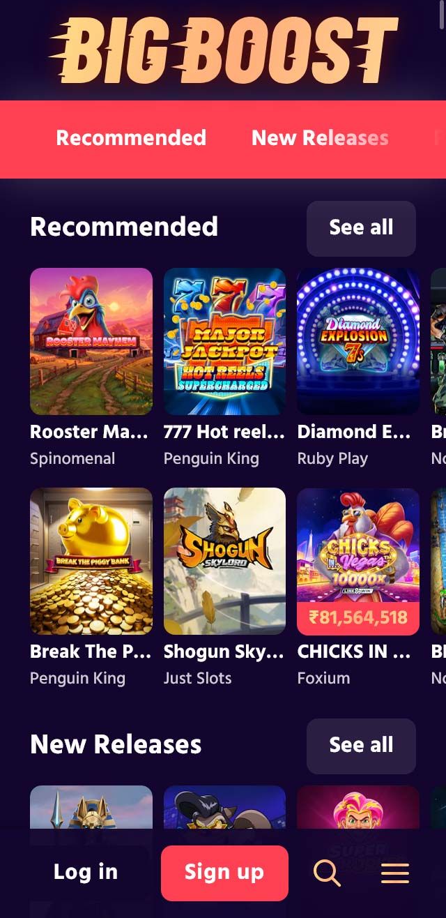 Big Boost Casino review lists all the bonuses available for you today