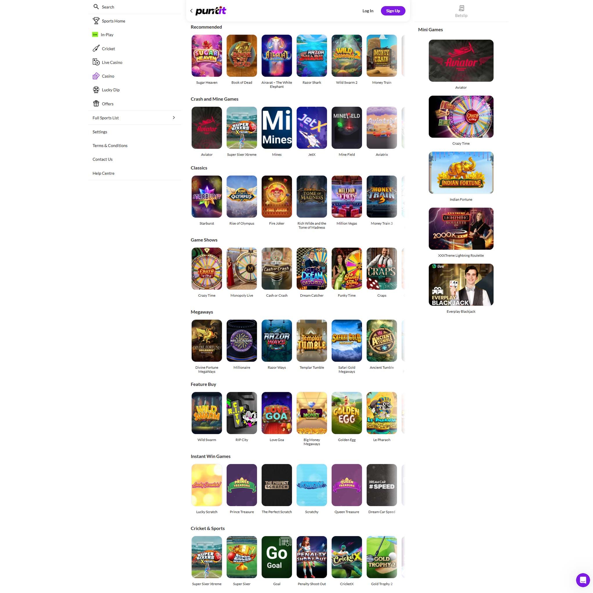 Puntit Casino review by Mr. Gamble