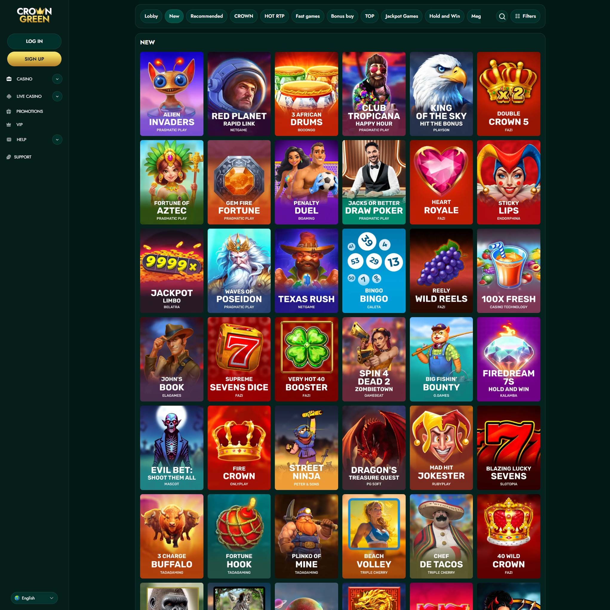 CrownGreen Casino review by Mr. Gamble