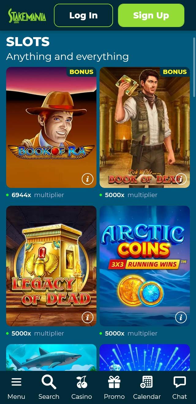 StakeMania Casino review lists all the bonuses available for you today