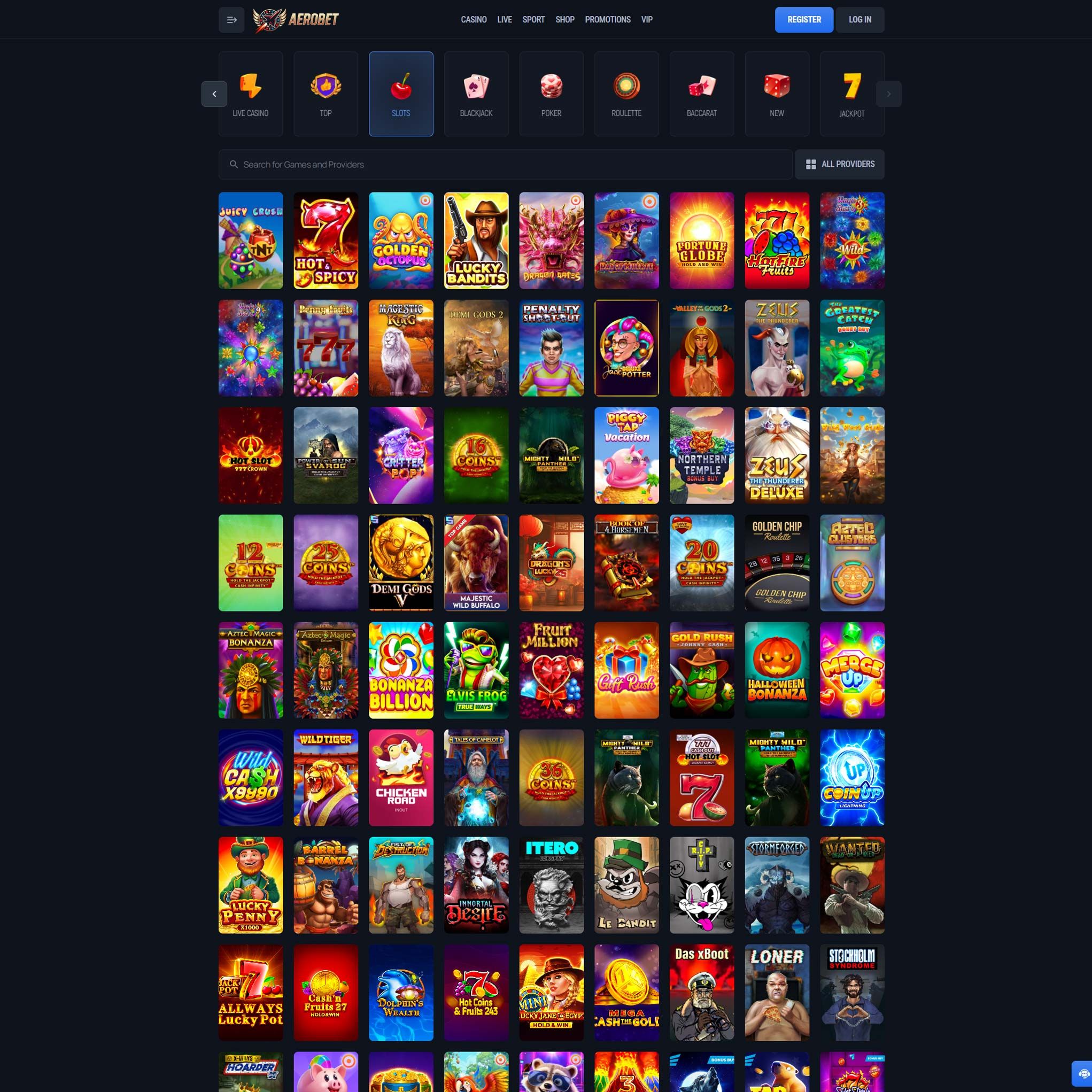 Aerobet Casino CA review by Mr. Gamble