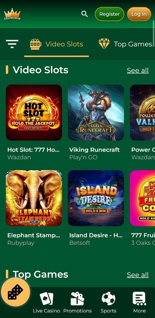 Grand Win Casino review lists all the bonuses available for you today