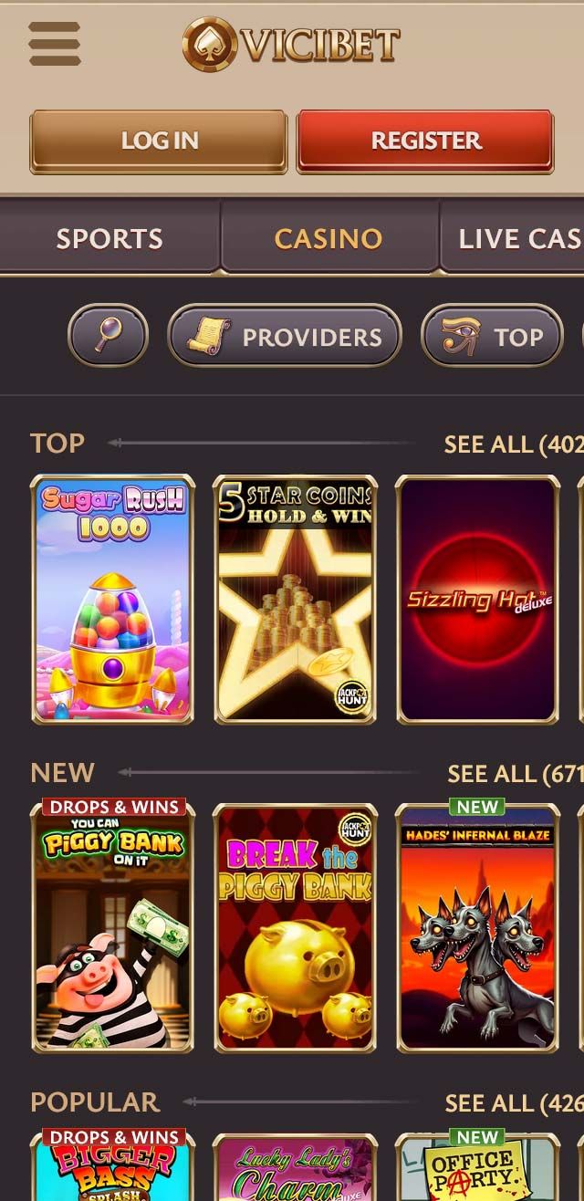 Vicibet Casino review lists all the bonuses available for you today