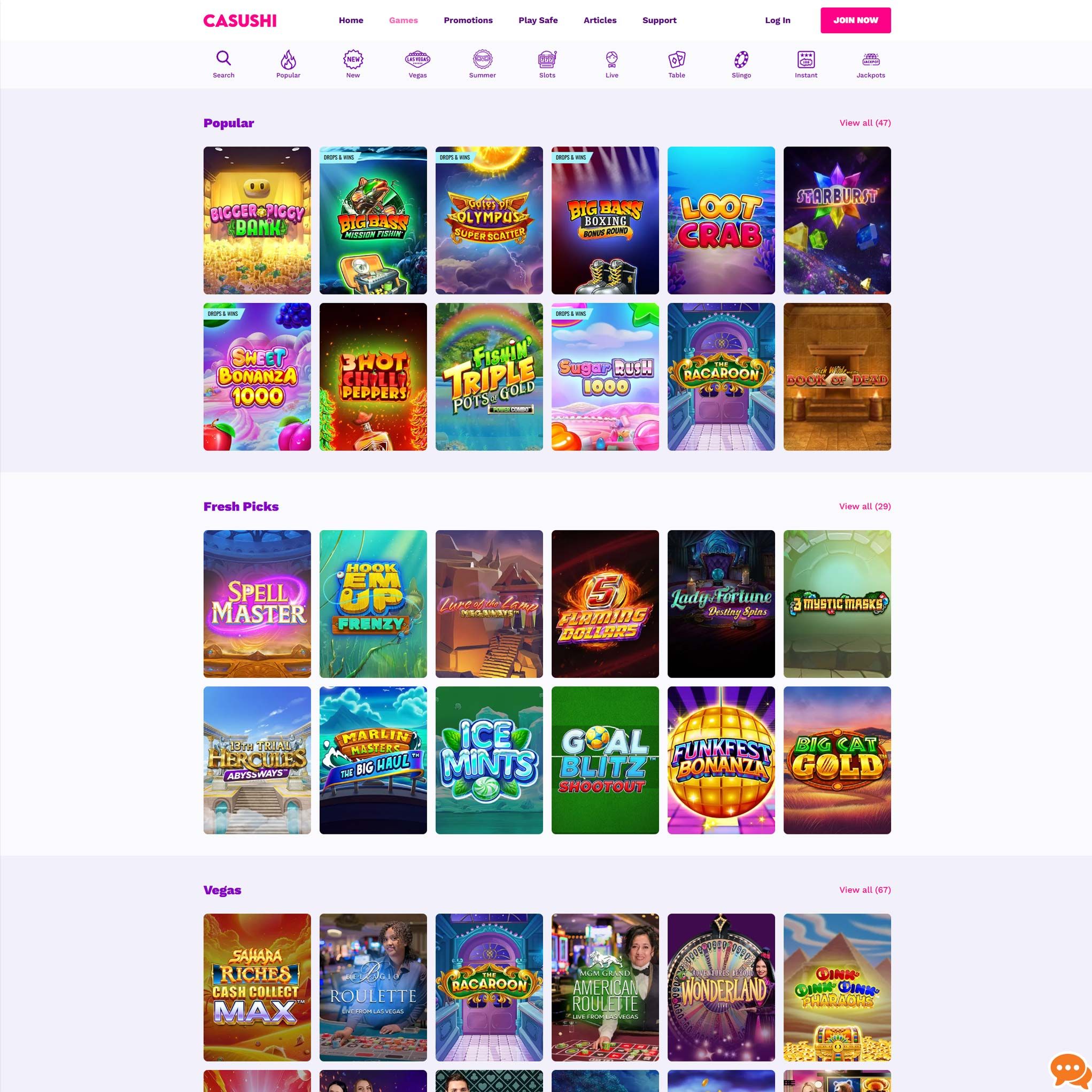 Casushi Casino UK review by Mr. Gamble