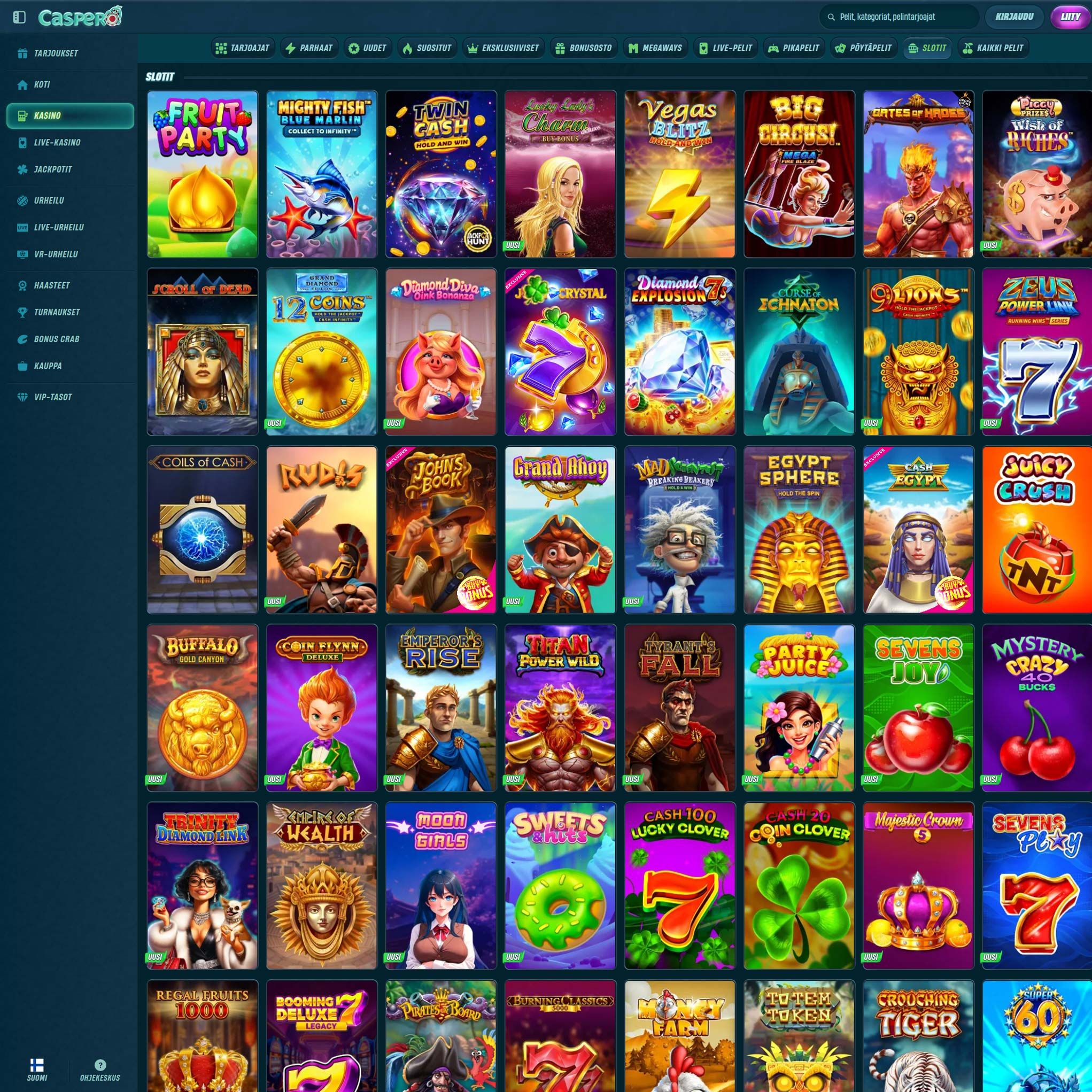 Suomalaiset nettikasinot tarjoavat monia hyötyjä pelaajille. Caspero Casino on suosittelemamme nettikasino, jolle voit lunastaa bonuksia ja muita etuja.
