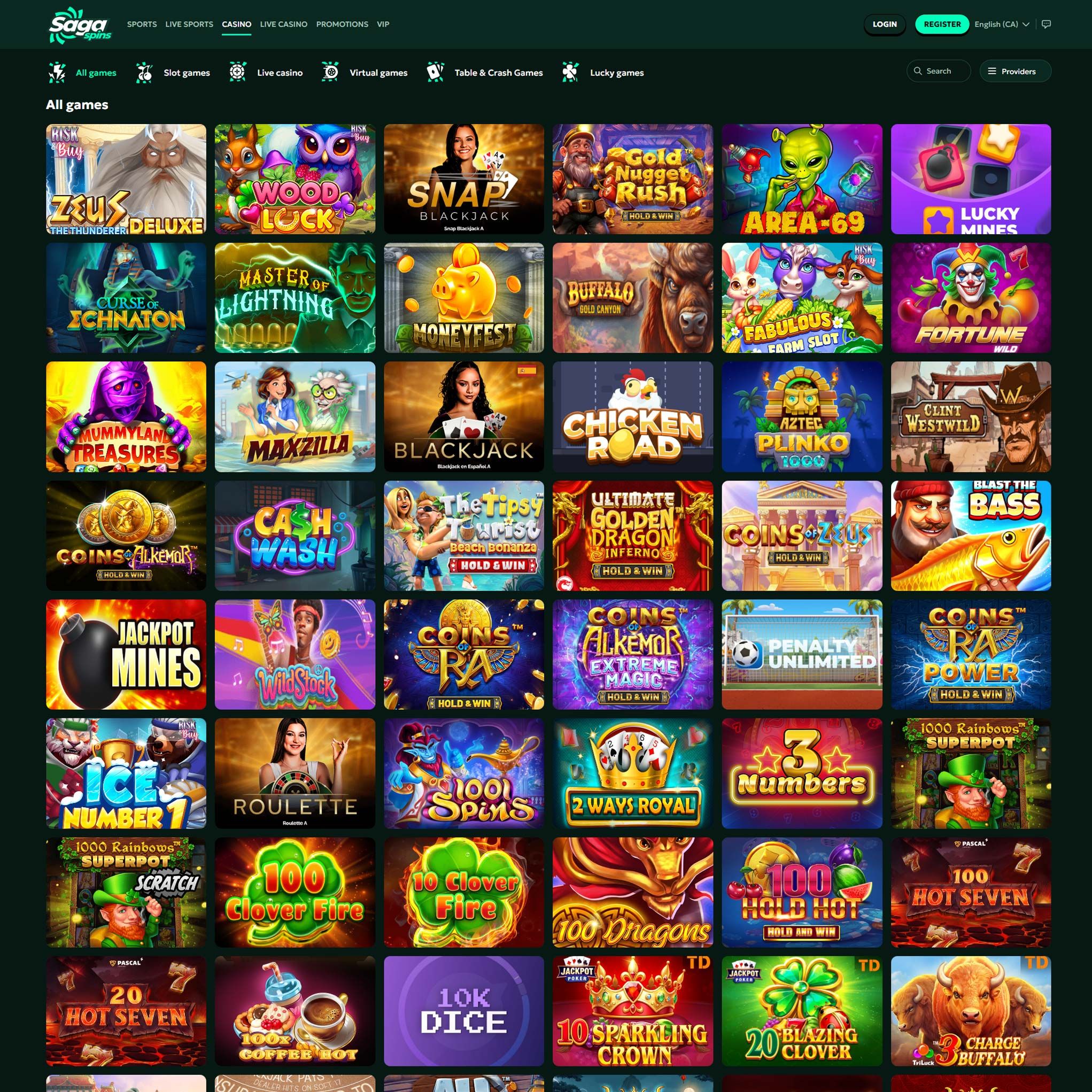 Sagaspins Casino CA review by Mr. Gamble