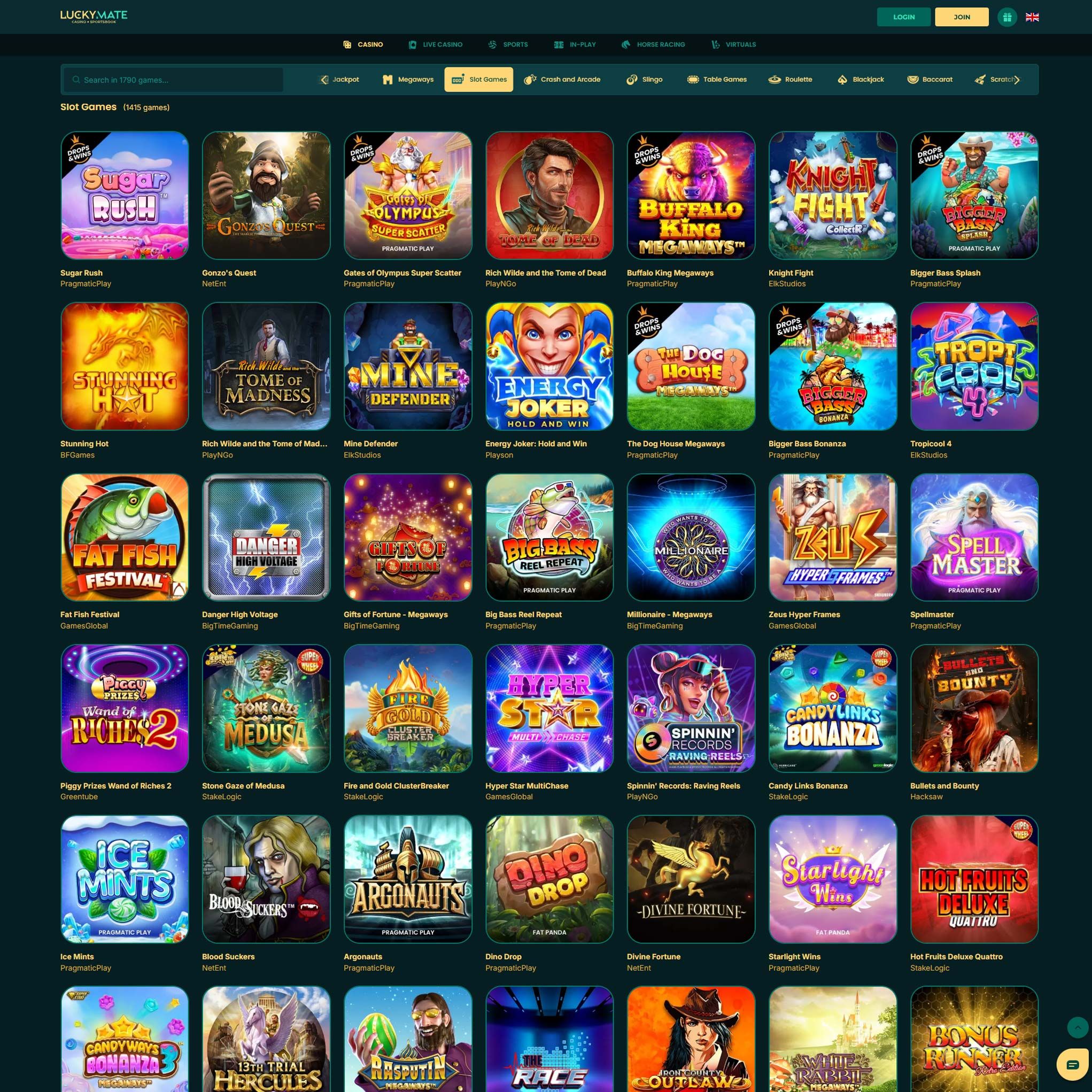 LuckyMate Casino review by Mr. Gamble