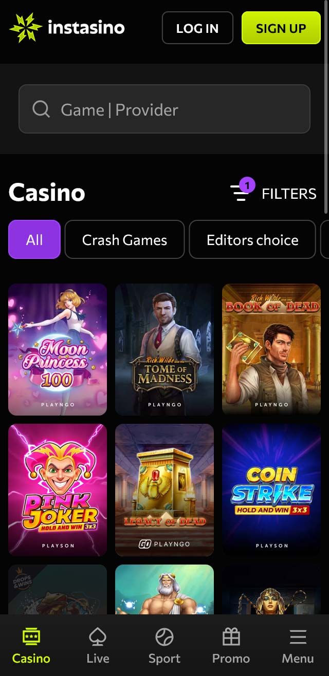 Instasino Casino review lists all the bonuses available for you today