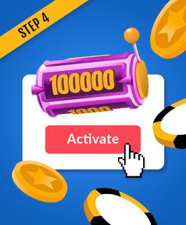Activate your no deposit free spins and start playing slots