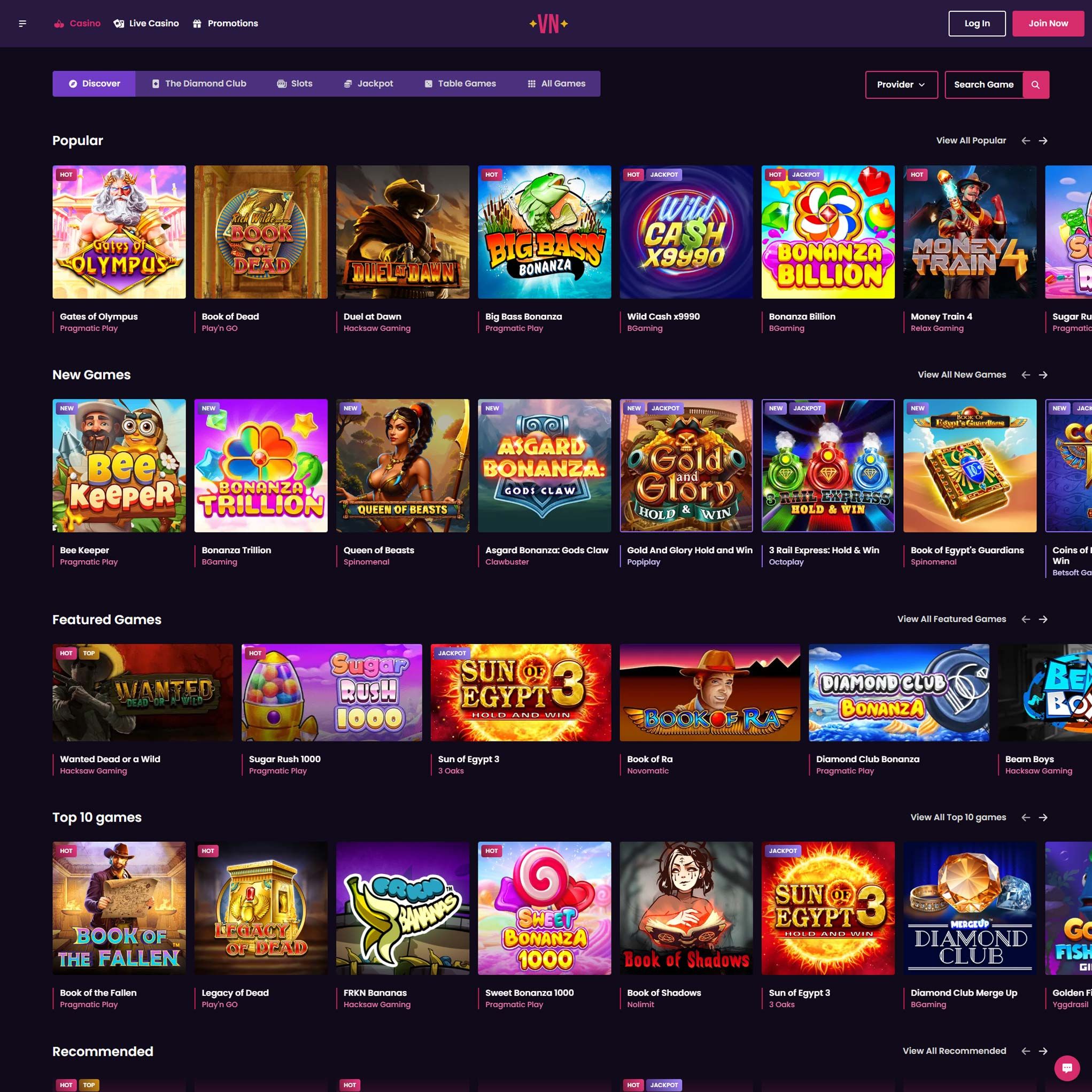 VegasNow Casino review by Mr. Gamble