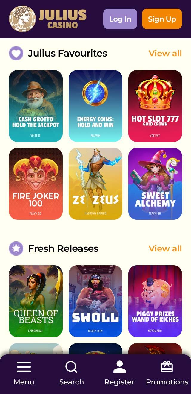 Julius Casino review lists all the bonuses available for you today