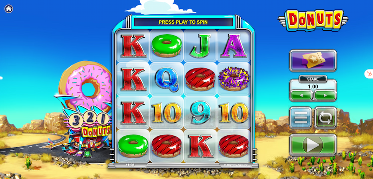 Donuts is a Big Time Gaming slot game