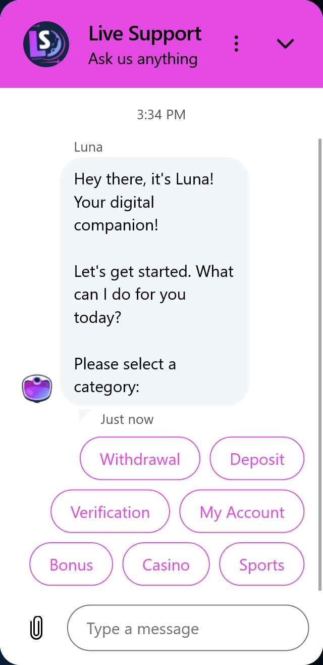 Lunarspins Casino - checked and verified for your benefit