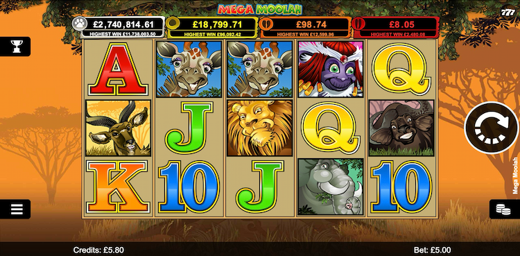 Games Global slot Mega Moolah