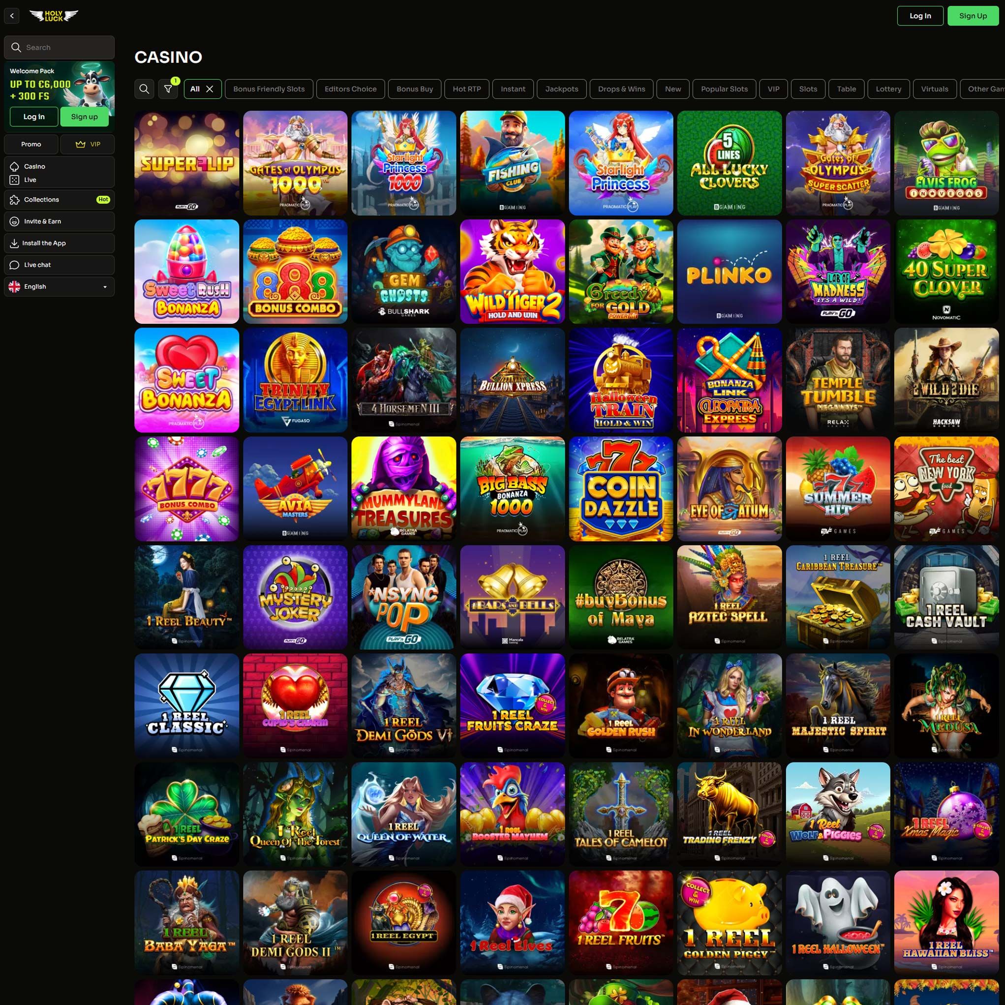 HolyLuck Casino review by Mr. Gamble