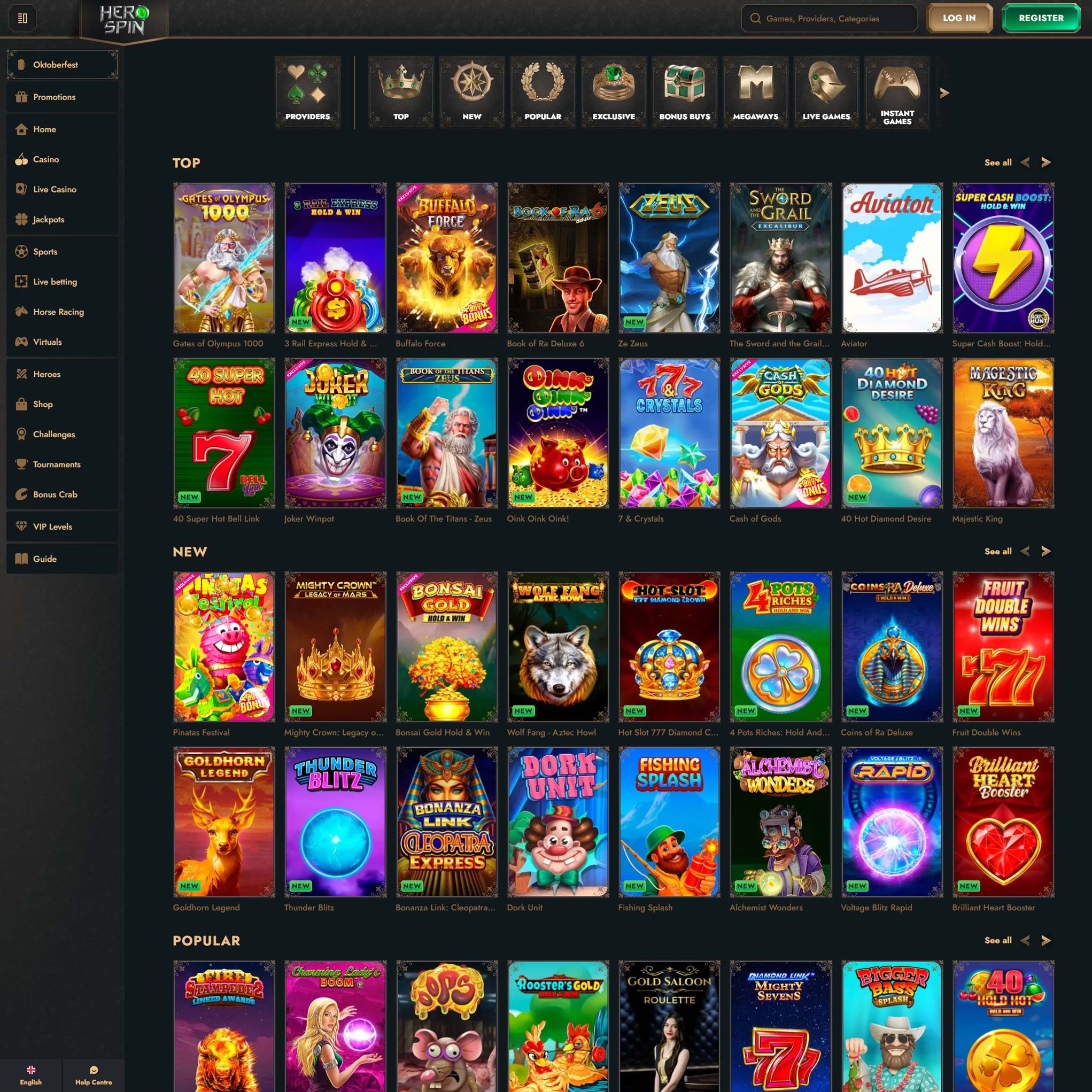 Herospin Casino review by Mr. Gamble