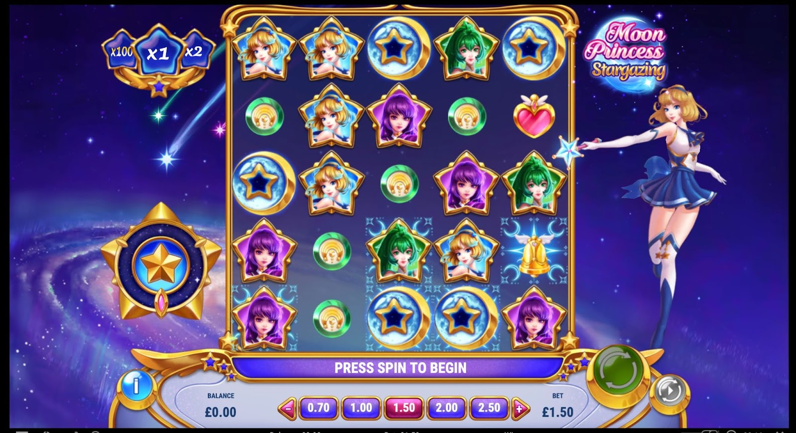 Playing Moon Princess Stargazing online