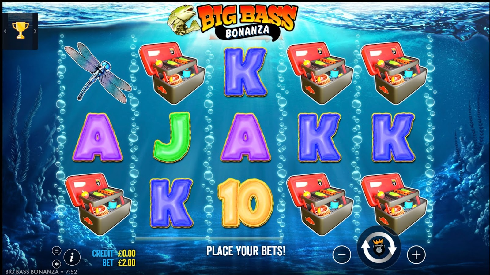 Pragmatic Play's Big Bass Bonanza reel set