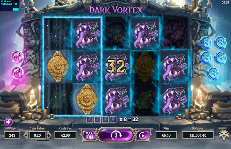 Dark Vortex is a Yggdrasil slot game